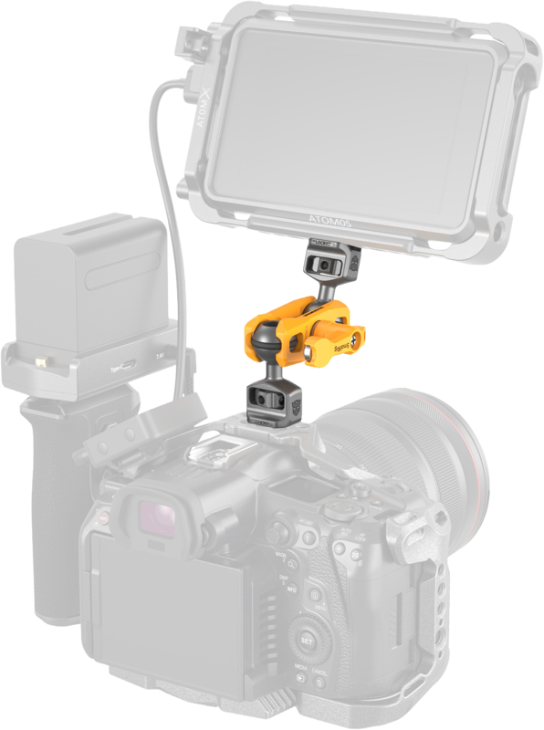 SmallRig 5522 Magic Arm Support with Dual Ball Heads 1/4”-20 Screws（BumbleBee Edition） - 6