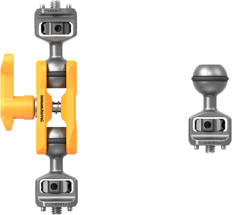 SmallRig 5522 Magic Arm Support with Dual Ball Heads 1/4”-20 Screws（BumbleBee Edition） - 2