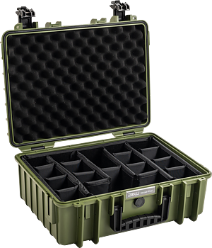 B&W Outdoor Cases BW Outdoor Cases Type 5000 / Bronze green (divider system)