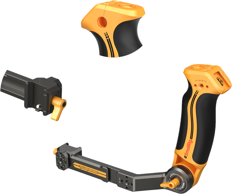 SmallRig 5524 Sling Handle for DJI RS 2/ RSC 2/ RS 3/ 3 Pro/ Mini/ RS 4/ Pro/ Mini (Bumblebee) – för filmskapare - 6
