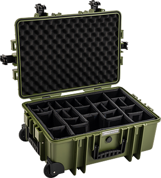 B&W Outdoor Cases BW Outdoor Cases Type 6700 / Bronze green (divider system)