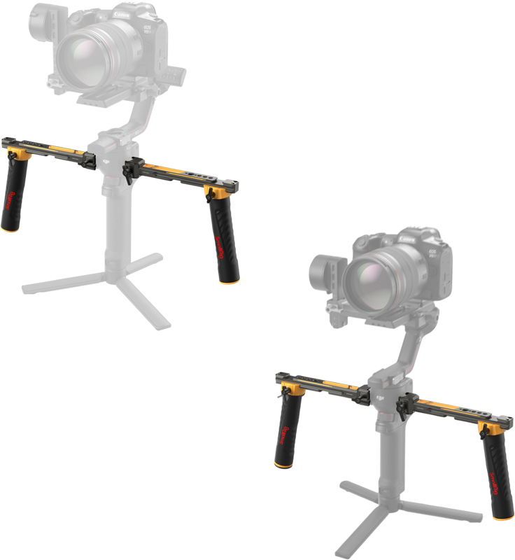 SmallRig 5526 Dual Handgrip for DJI RS 2 / RSC 2 / RS 3 / 3 Pro / RS 4 / 4 Pro（BumbleBee Edition) - 6