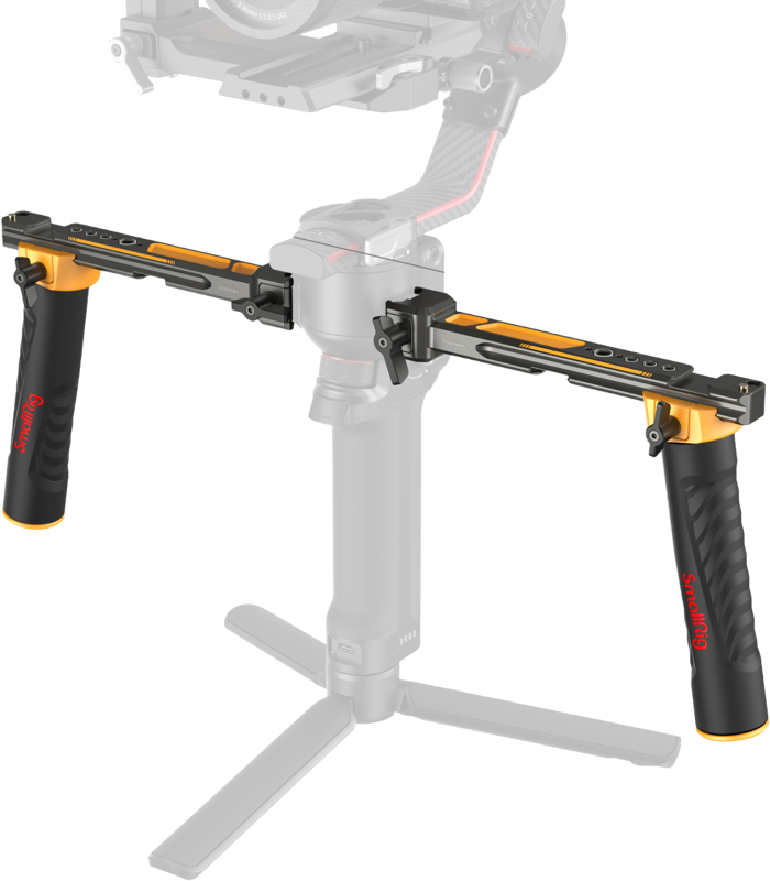 SmallRig 5526 Dual Handgrip for DJI RS 2 / RSC 2 / RS 3 / 3 Pro / RS 4 / 4 Pro（BumbleBee Edition) - 2