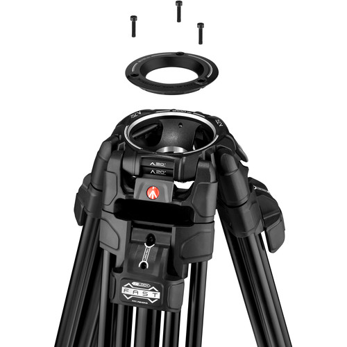 MANFROTTO Tripod  509 + 645 Fast Twin MS 2 in 1 Aluminium - 7