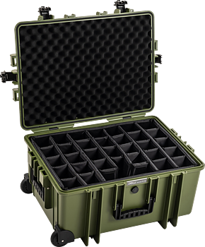 B&W Outdoor Cases BW Outdoor Cases Type 6800 / Bronze green (divider system)
