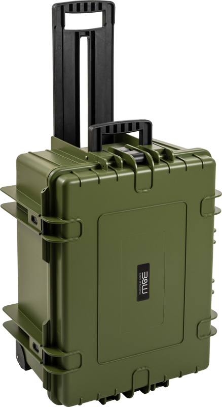 B&W Outdoor Cases BW Outdoor Cases Type 6800 / Bronze green (divider system) – för filmskapare - 4