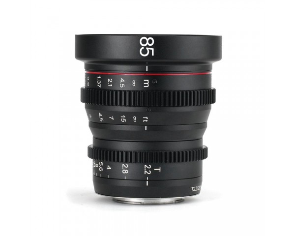 MEIKE 85mm T2.2 Manual Focus Cinema Prime Lens (MFT Mount)  - 2