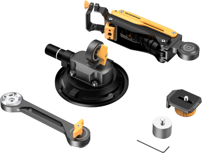 SmallRig 5528 mini Shock Absorber Arm for DJI Osmo Pocket 3 / GoPro HERO13 / Insta360 X4（BumbleBee) - 4