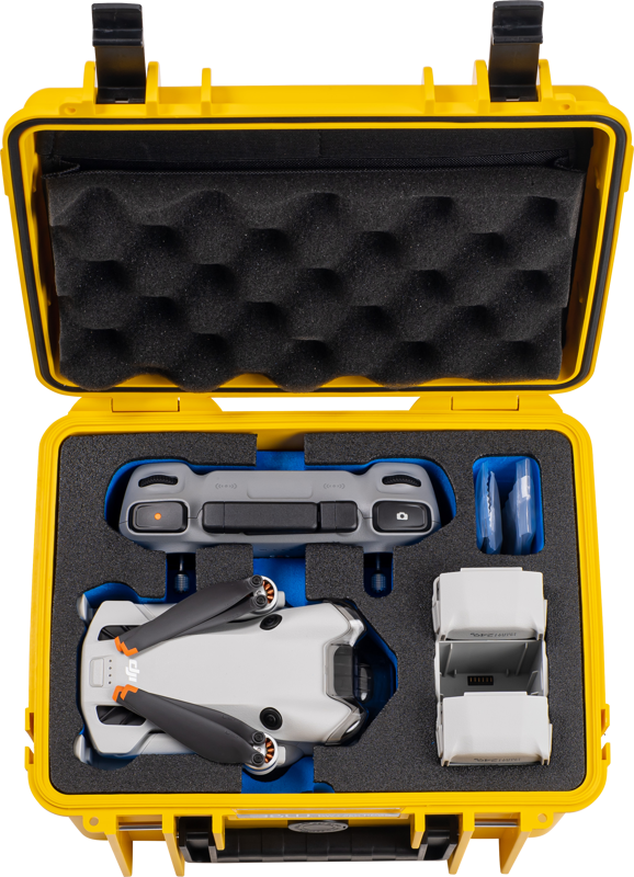 B&W Outdoor Cases BW Outdoor Cases Type 2000 for DJI Mini 4 Pro / Yellow - 4
