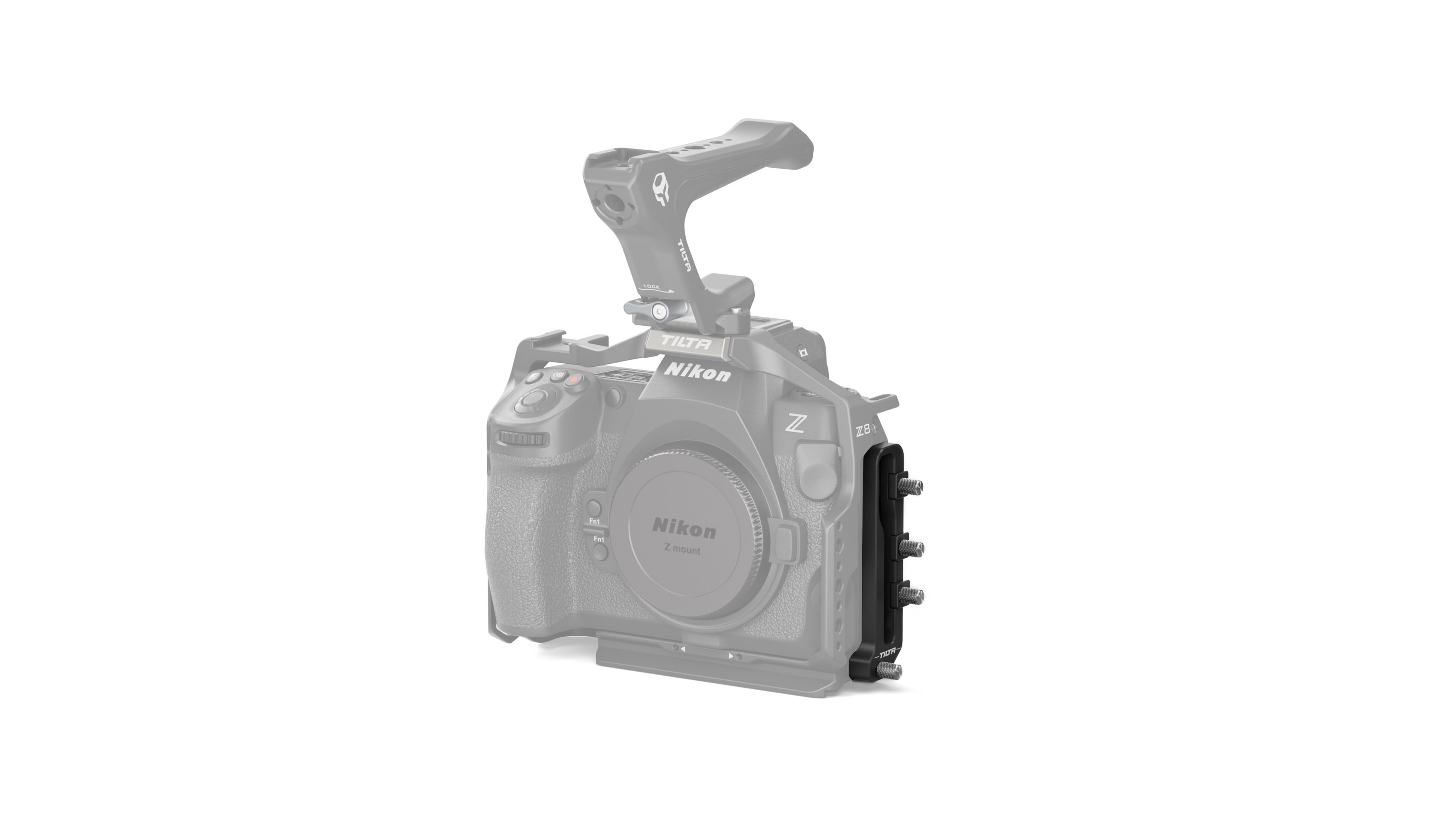 Tilta HDMI and USB-C Cable Clamp for Nikon Z8 - Black - 2