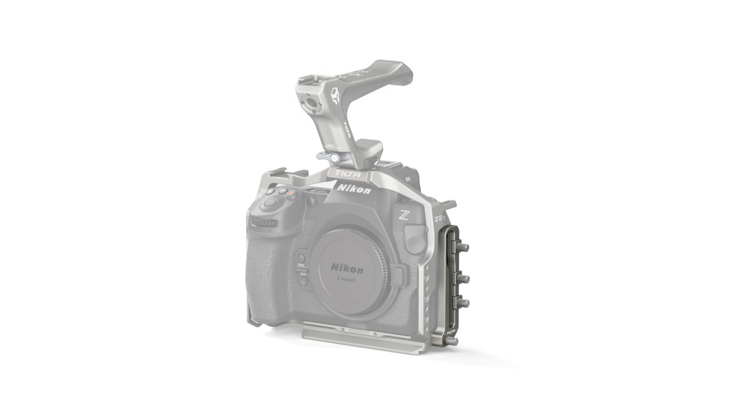 Tilta HDMI and USB-C Cable Clamp for Nikon Z8 - Titanium Gray - 2