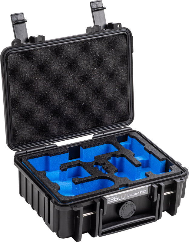 B&W Outdoor Cases BW Outdoor Case Type 500 for DJI Osmo Pocket 3 Creator Combo, Black