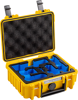 B&W Outdoor Cases BW Outdoor Case Type 500 for DJI Osmo Pocket 3 Creator Combo, Yellow