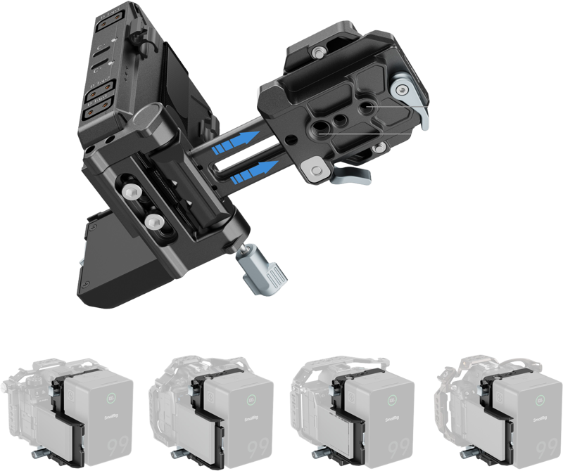 SmallRig 5227 V-Mount Battery Mount Plate Kit - 9