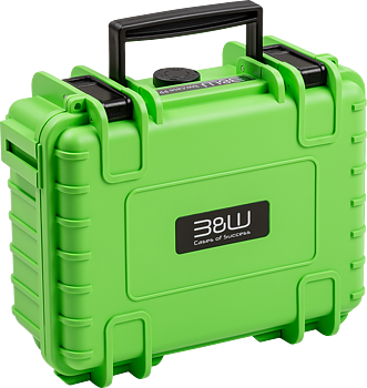 B&W Outdoor Cases BW Outdoor Case Type 500 for DJI Osmo Pocket 3 Creator Combo, Green