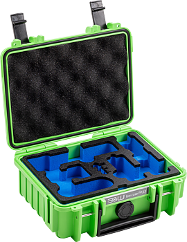 B&W Outdoor Cases BW Outdoor Case Type 500 for DJI Osmo Pocket 3 Creator Combo, Green