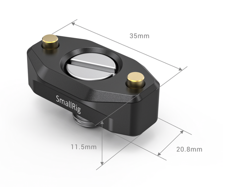  SmallRig NATO Rail with ARRI Locating Screw 35mm BUN2501 - 2