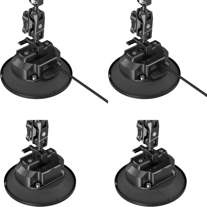 SmallRig 5399 5" Electric Suction Cup Mount Kit - 4
