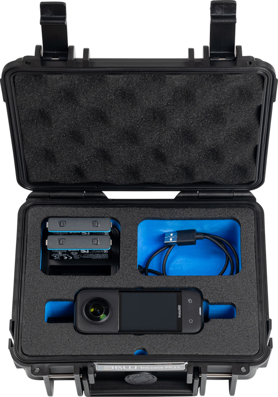 B&W Outdoor Cases BW Outdoor Case Type 500 for Insta360 X3, black - 4