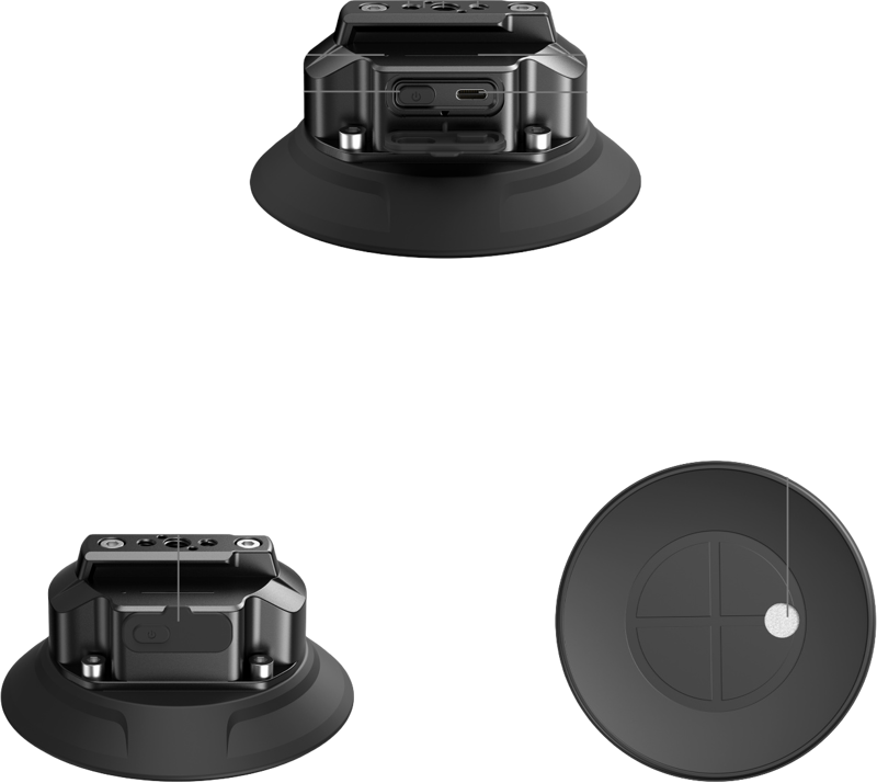 SmallRig 5398 5" Electric Suction Cup Mount - 5