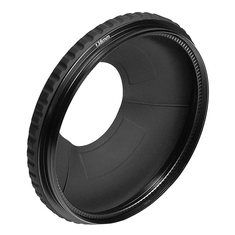 Bright Tangerine Black Hole Rubber Donut (143mm) - 4