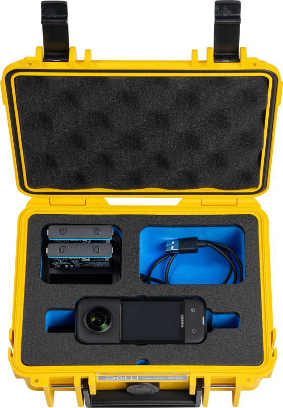B&W Outdoor Cases BW Outdoor Case Type 500 for Insta360 X3, yellow - 3