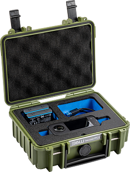 B&W Outdoor Cases BW Outdoor Case Type 500 for Insta360 X3, bronze-green