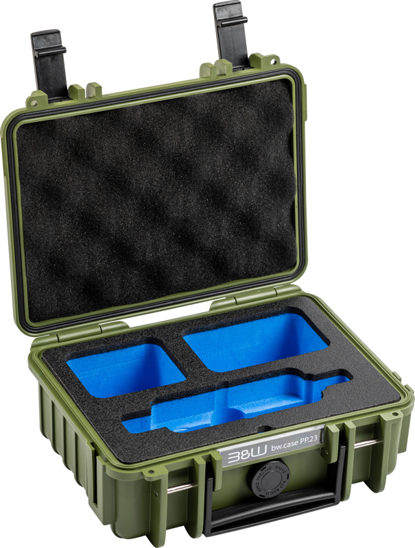 B&W Outdoor Cases BW Outdoor Case Type 500 for Insta360 X3, bronze-green