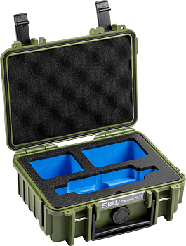 B&W Outdoor Cases BW Outdoor Case Type 500 for Insta360 X3, bronze-green