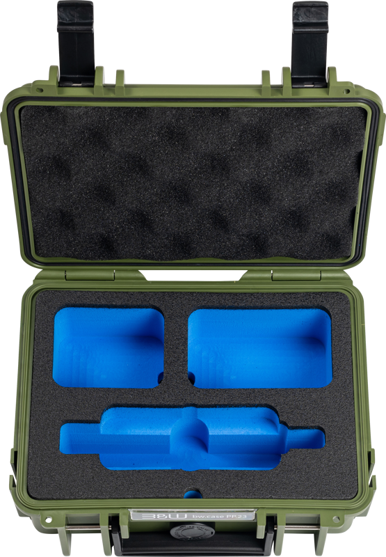 B&W Outdoor Cases BW Outdoor Case Type 500 for Insta360 X3, bronze-green - 4
