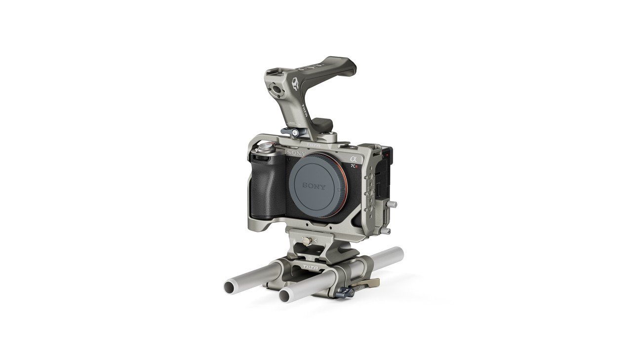 Tilta Camera Cage for Sony a7C II / a7C R Basic Kit - Titanium Gray - 3