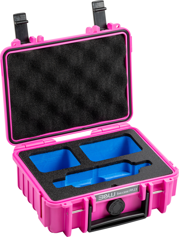 B&W Outdoor Cases BW Outdoor Case Type 500 for Insta360 X3, pink – för filmskapare