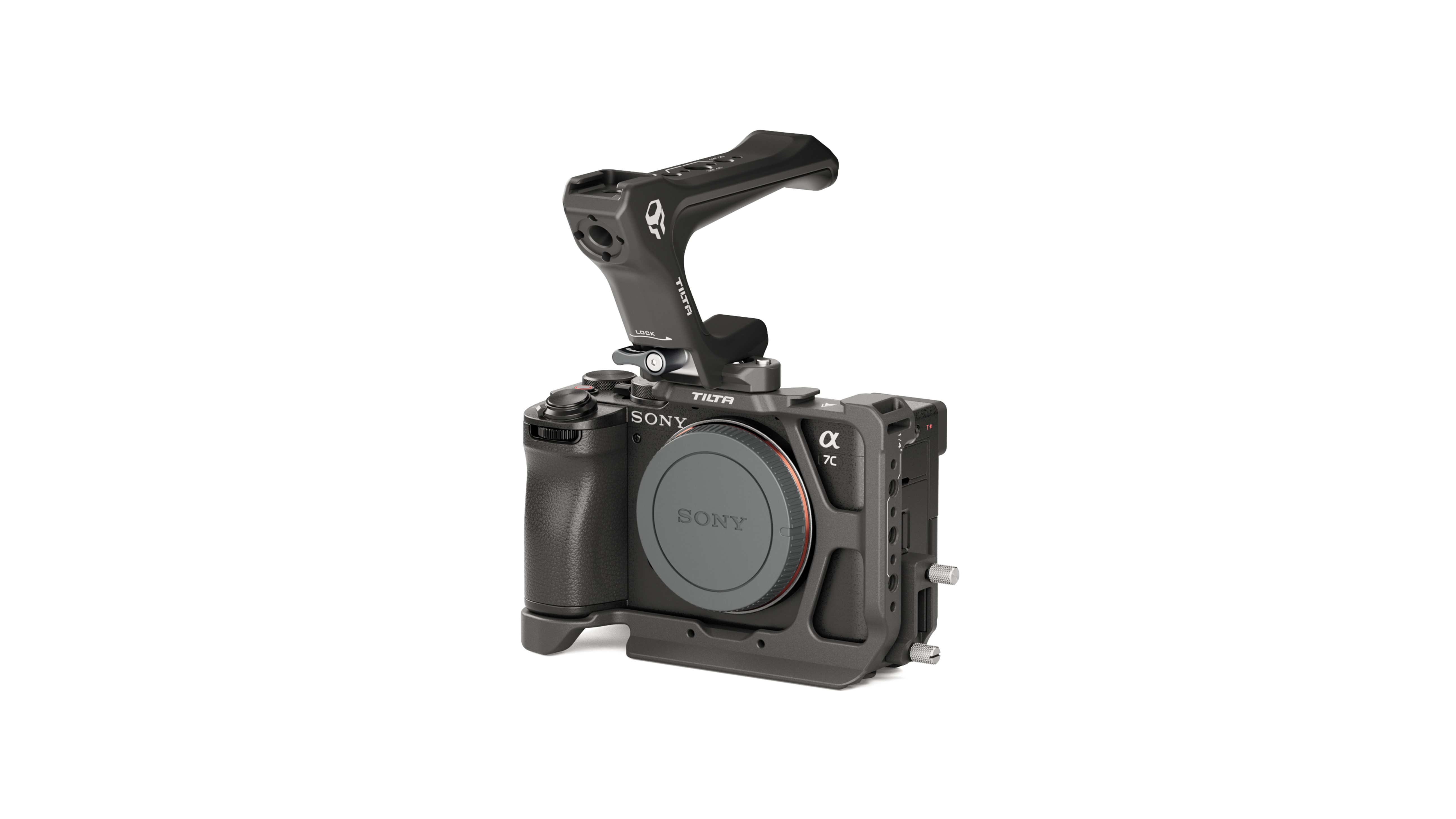 Tilta Half Camera Cage for Sony a7C II / a7C R Lightweight Kit - Black - 3