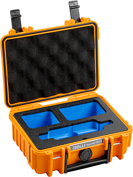 B&W Outdoor Cases BW Outdoor Case Type 500 for Insta360 X3, orange
