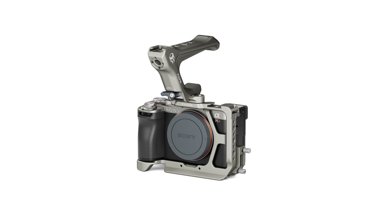 Tilta Half Camera Cage for Sony a7C II / a7C R Lightweight Kit - Titanium Gray - 3