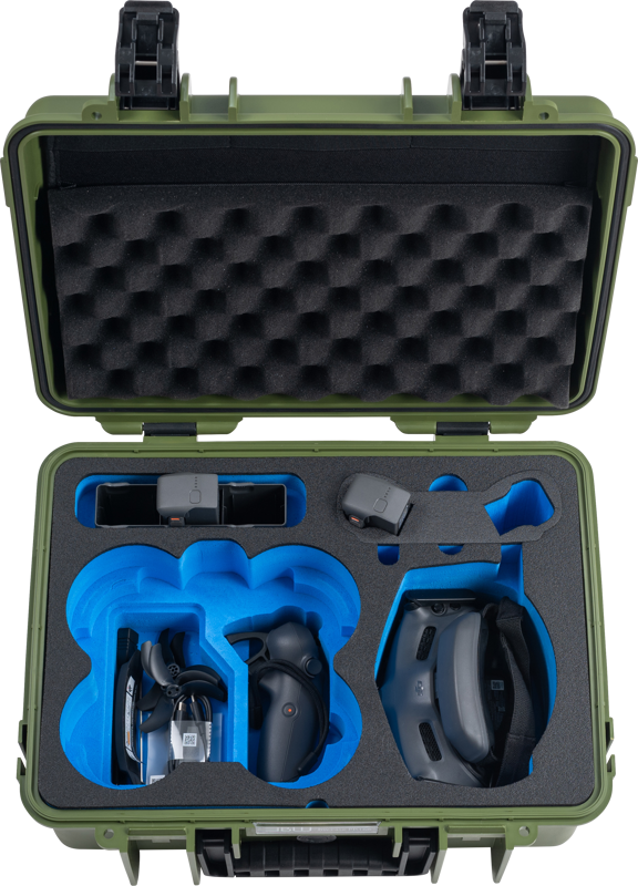B&W Outdoor Cases BW Outdoor Cases Type 4000 for DJI Avata2 - bronze green - 4
