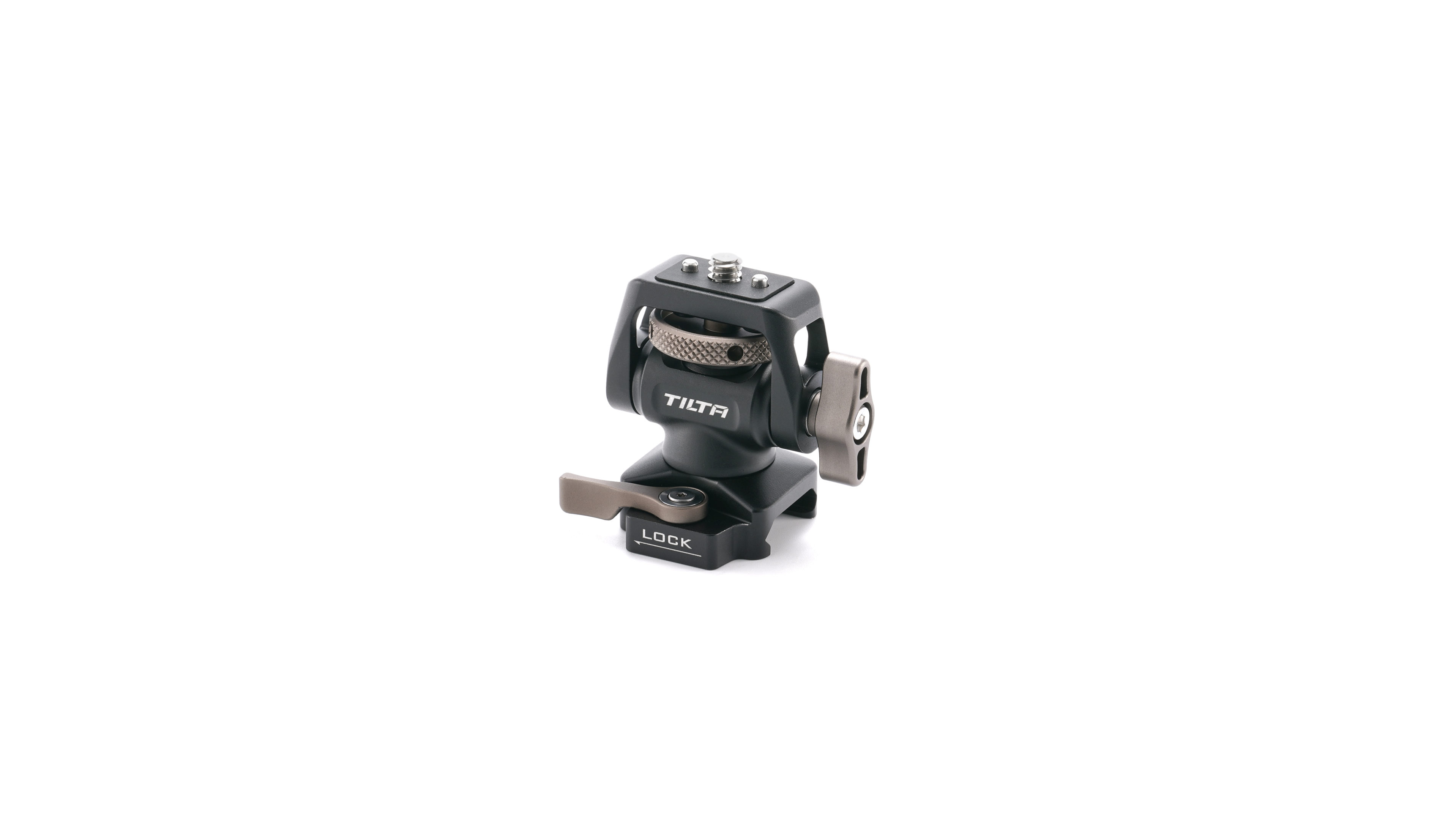 Tilta Accessory Mounting Bracket (1/4"-20 with Locating Pins) - Black - 9