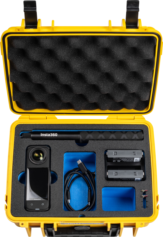 B&W Outdoor Cases BW Outdoor Cases Type 1000 for Insta360 X4, yellow - 4