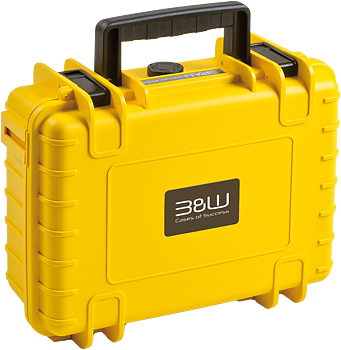 B&W Outdoor Cases BW Outdoor Cases Type 1000 for Insta360 X4, yellow