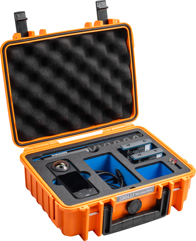 B&W Outdoor Cases BW Outdoor Cases Type 1000 for Insta360 X4, orange - 3