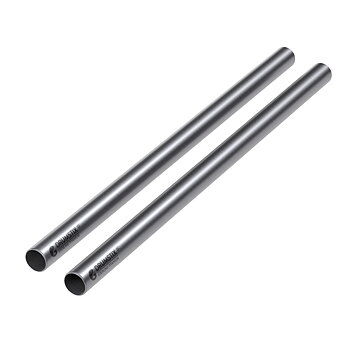 Bright Tangerine Drumstix 19mm Titanium Support Rods - 15" Pair (38.1cm)