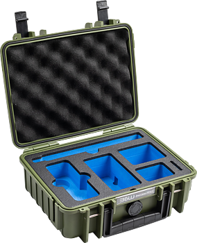 B&W Outdoor Cases BW Outdoor Cases Type 1000 for Insta360 X4, bronze green