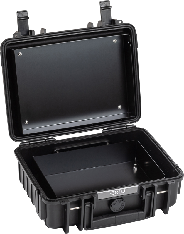 B&W Outdoor Cases BW Outdoor Battery.case P908.08. Transport & Storage of defective lithium batteries, black – för filmskapare - 4