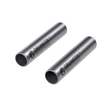 Bright Tangerine Drumstix 15mm Titanium Support Rods - 3" Pair (7.6cm)