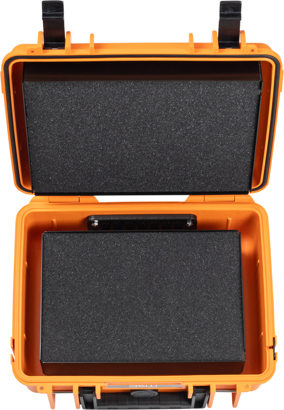 B&W Outdoor Cases BW Outdoor Battery.case P908.08. Transport & storage of defective lithium batteries, orange – för filmskapare - 5