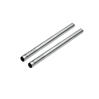 Bright Tangerine Drumstix 15mm Titanium Support Rods - 9" Pair (22.8cm)
