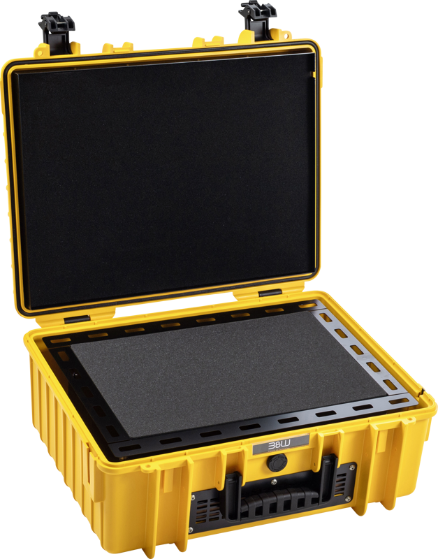 B&W Outdoor Cases BW Outdoor Battery.case 908.8. Transport & Storage of defective lithium batteries, yellow – för filmskapare - 3
