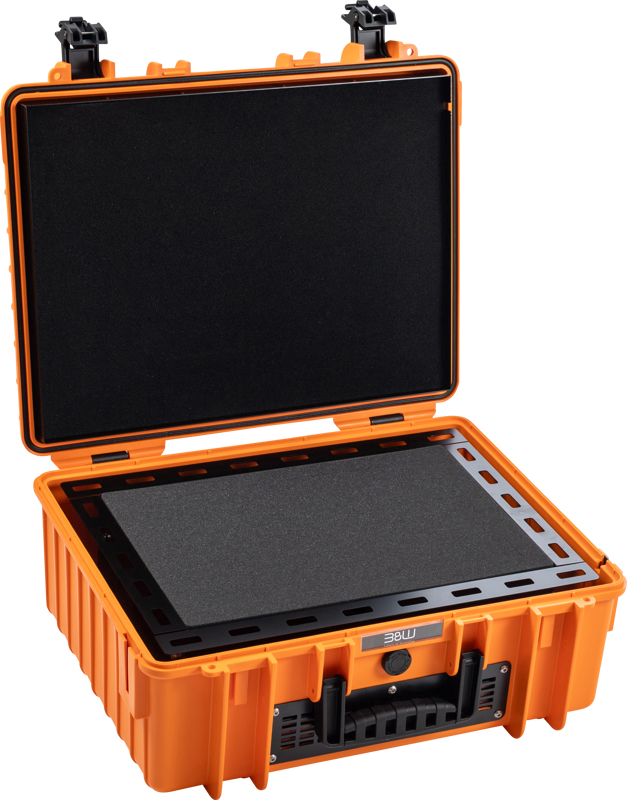 B&W Outdoor Cases BW Outdoor Battery.case 908.8. Transport & Storage of defective lithium batteries, orange - 3