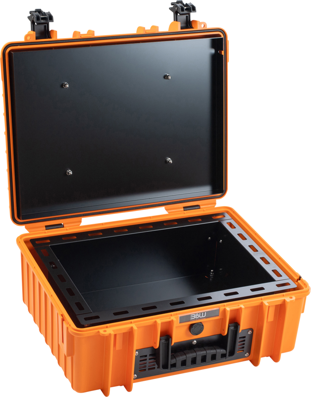 B&W Outdoor Cases BW Outdoor Battery.case 908.8. Transport & Storage of defective lithium batteries, orange - 5