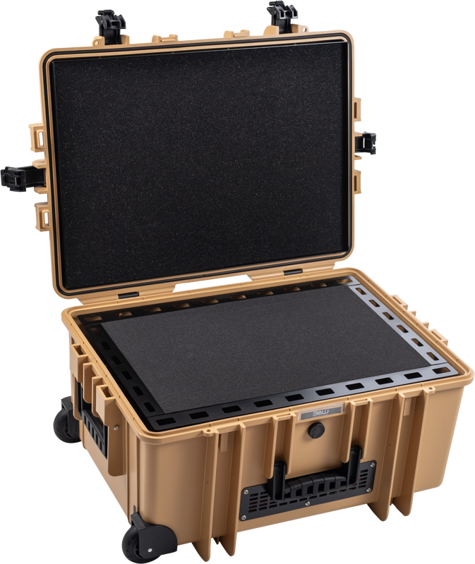 B&W Outdoor Cases BW Outdoor Battery.case 908.16. Transport & Storage of defective lithium batteries, desert tan - 5